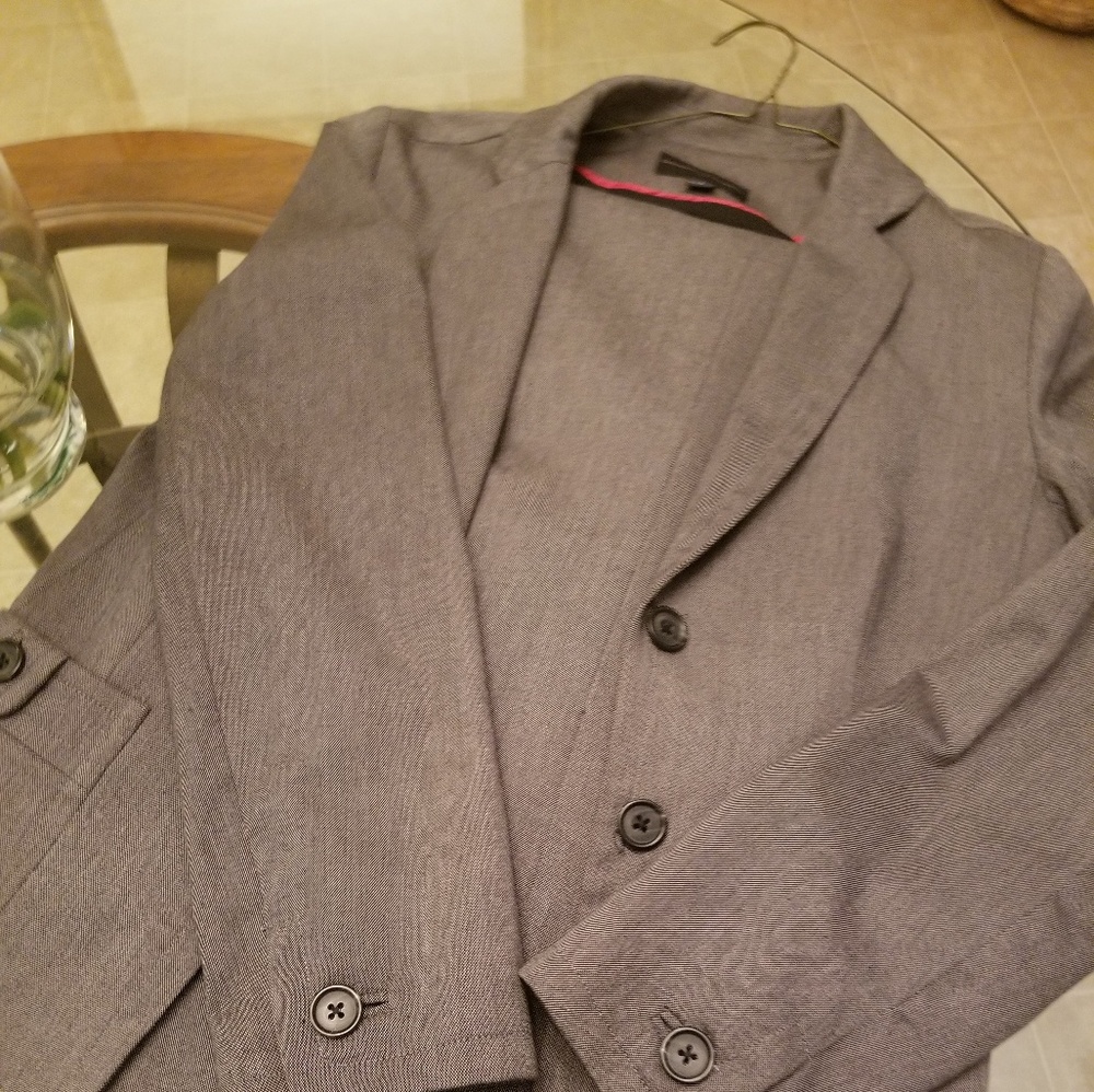 Gray suit